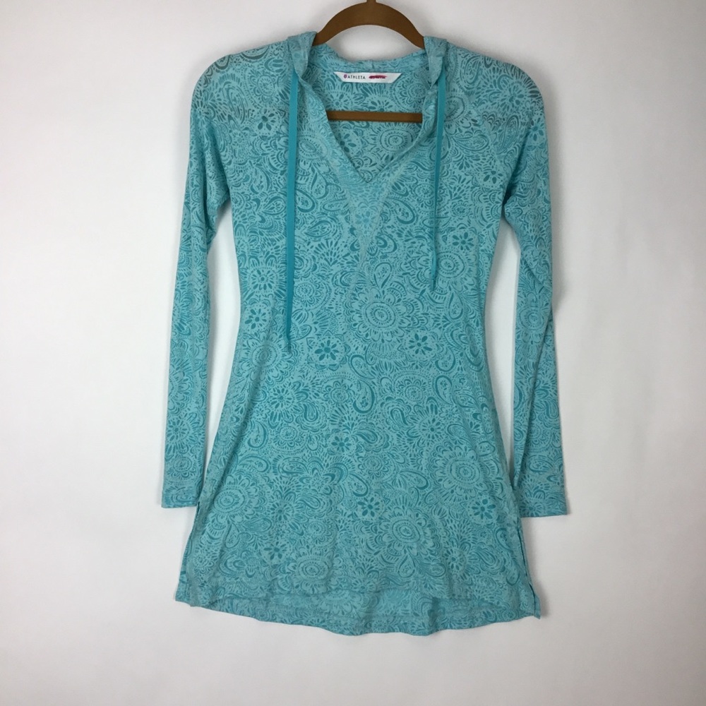 ATHLETA BURNOUT RIVIERA HOODIE TOP